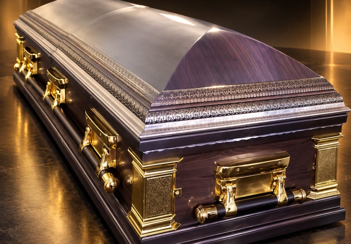 Executive Steel Casket from Diaspora Funeral Services